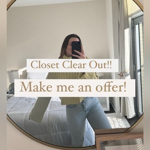CLOSET CLEAR OUT